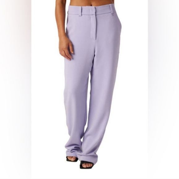 NWT LITA by Ciara x REVOLVE High Waist Trouser Pant in Purple Violet Tulip - Picture 11 of 14